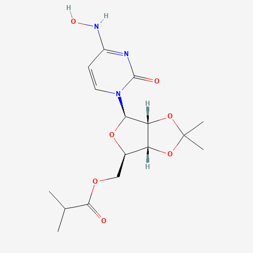 ((3aR,4R,6R,6aR)-6-(4-(Hydroxyimino)-2-oxo-3,4-dihydropyrimidin-1(2H)-yl)-2,2-dimethyltetrahydrofuro[3,4-d][1,3]dioxol-4-yl)methyl isobutyrate