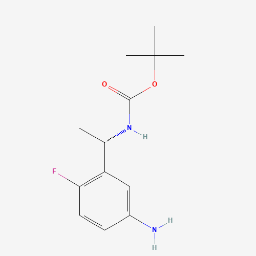 tert-Butyl (S)-(1-(5-amino-2-fluorophenyl)ethyl)carbamate