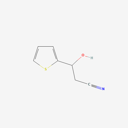 3-Hydroxy-3-(thiophen-2-yl)propanenitrile