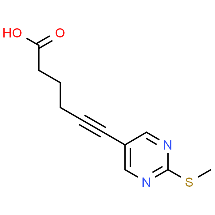 6-(2-(Methylthio)pyrimidin-5-yl)hex-5-ynoic acid