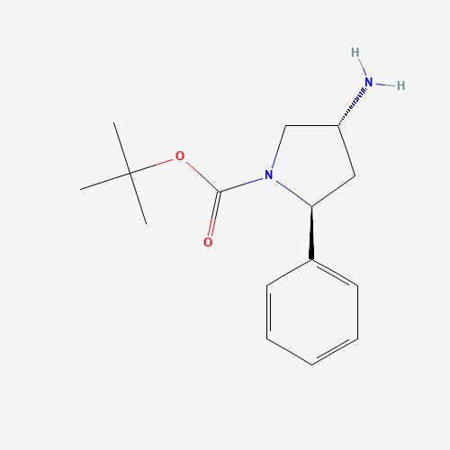 tert-Butyl (2S,4R)-4-amino-2-phenylpyrrolidine-1-carboxylate - Achmem