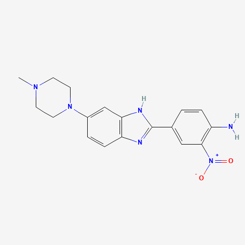 4-(6-(4-Methylpiperazin-1-yl)-1H-benzo[d]imidazol-2-yl)-2-nitroaniline