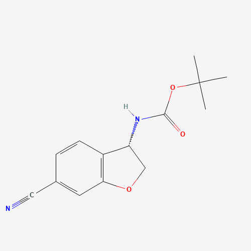tert-Butyl (S)-(6-cyano-2,3-dihydrobenzofuran-3-yl)carbamate