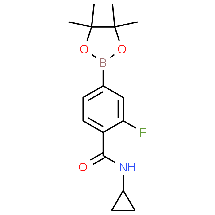 N-Cyclopropyl-2-fluoro-4-(4,4,5,5-tetramethyl-1,3,2-dioxaborolan-2-yl)benzamide