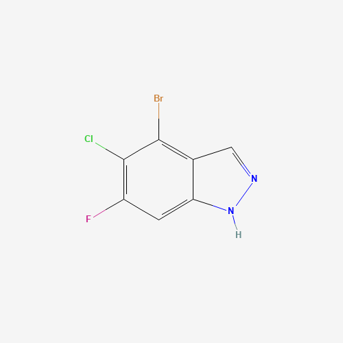 4-Bromo-5-chloro-6-fluoro-1H-indazole