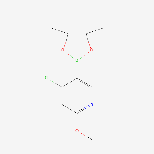 4-Chloro-2-methoxy-5-(4,4,5,5-tetramethyl-1,3,2-dioxaborolan-2-yl)pyridine
