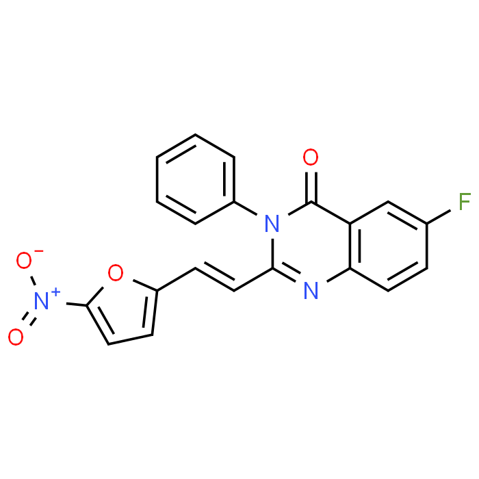 (E)-6-Fluoro-2-(2-(5-nitrofuran-2-yl)vinyl)-3-phenylquinazolin-4(3H)-one