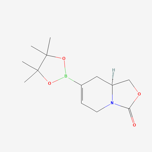 (S)-7-(4,4,5,5-Tetramethyl-1,3,2-dioxaborolan-2-yl)-1,5,8,8a-tetrahydro-3H-oxazolo[3,4-a]pyridin-3-one