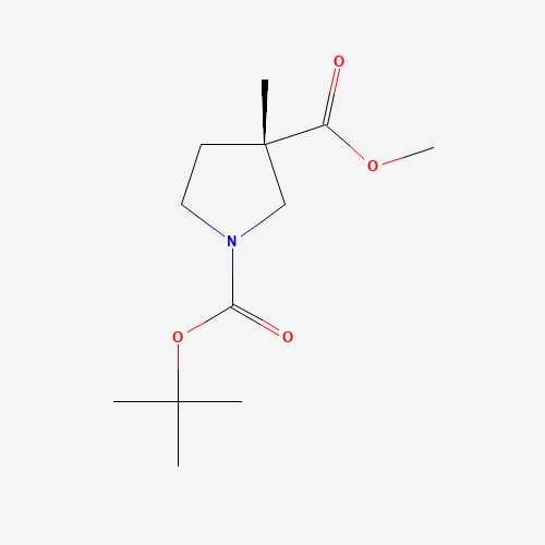 1-(tert-Butyl) 3-methyl (S)-3-methylpyrrolidine-1,3-dicarboxylate