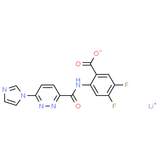 Lithium 2-(6-(1H-imidazol-1-yl)pyridazine-3-carboxamido)-4,5-difluorobenzoate
