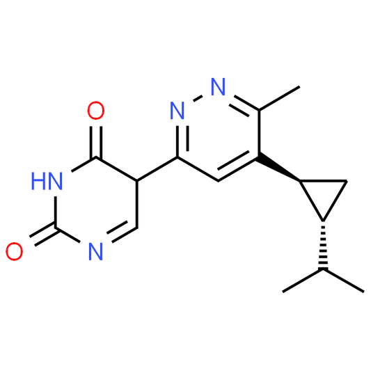 5-(5-((1S,2R)-2-Isopropylcyclopropyl)-6-methylpyridazin-3-yl)pyrimidine-2,4(1H,3H)-dione