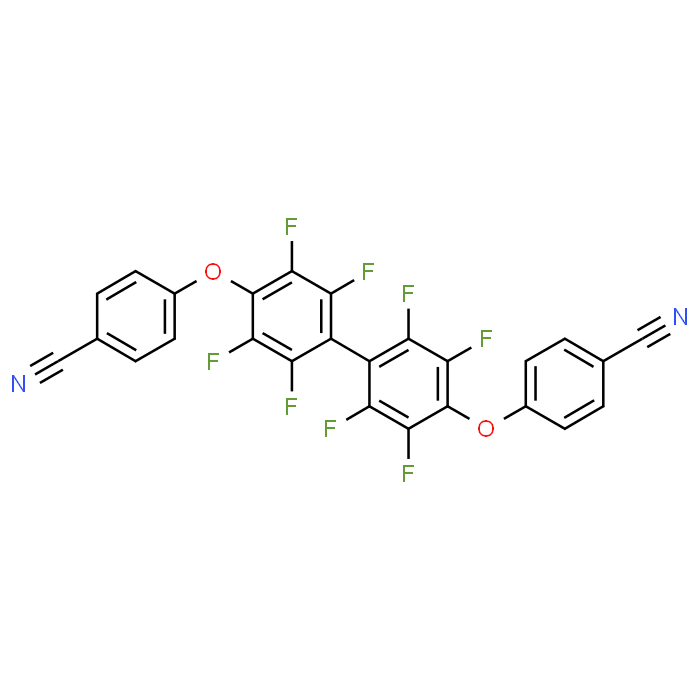 4,4'-((Perfluoro-[1,1'-biphenyl]-4,4'-diyl)bis(oxy))dibenzonitrile