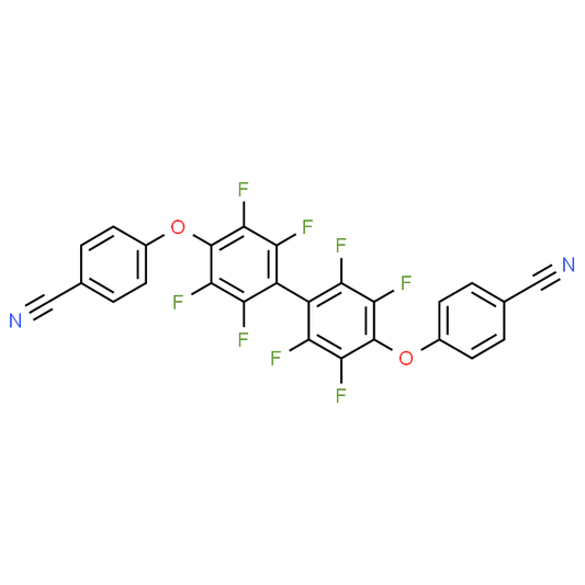 4,4'-((Perfluoro-[1,1'-biphenyl]-4,4'-diyl)bis(oxy))dibenzonitrile