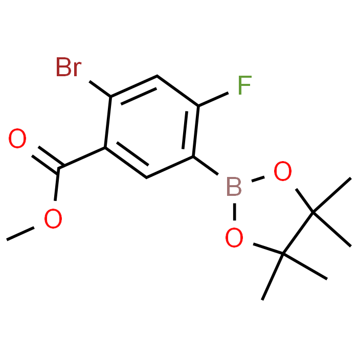 Methyl 2-bromo-4-fluoro-5-(4,4,5,5-tetramethyl-1,3,2-dioxaborolan-2-yl)benzoate