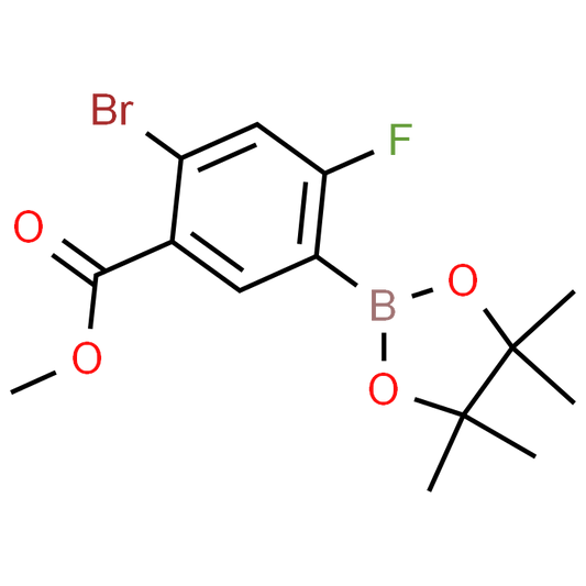 Methyl 2-bromo-4-fluoro-5-(4,4,5,5-tetramethyl-1,3,2-dioxaborolan-2-yl)benzoate