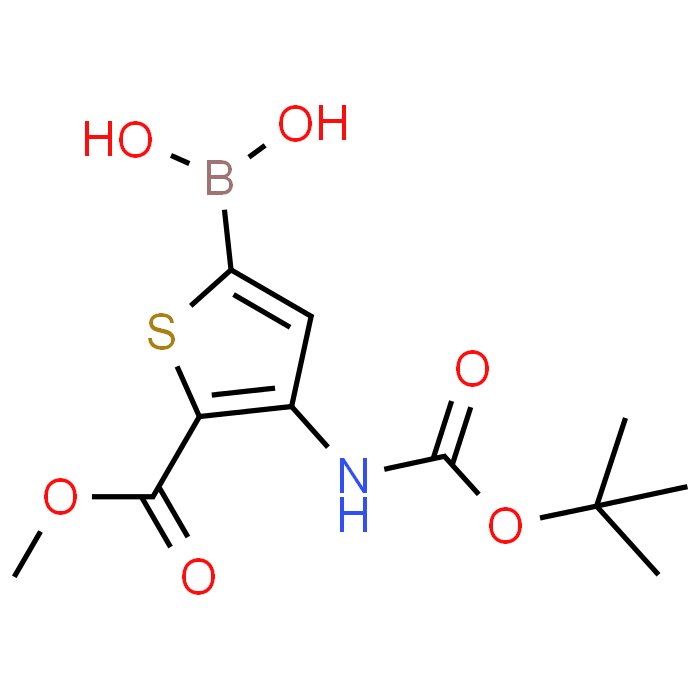 (4-((tert-Butoxycarbonyl)amino)-5-(methoxycarbonyl)thiophen-2-yl)boronic acid