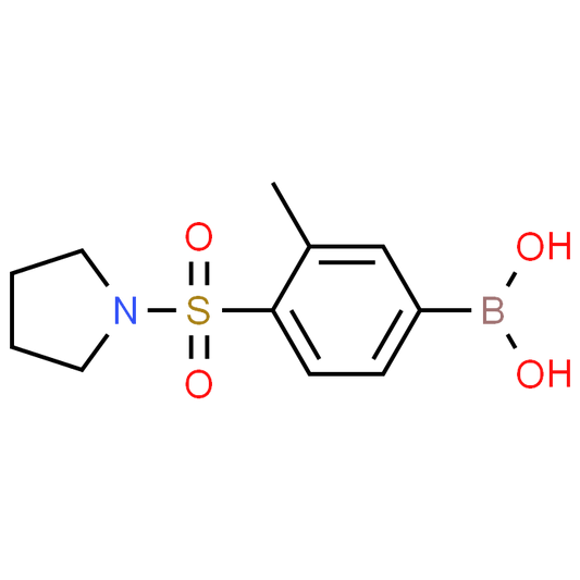 (3-Methyl-4-(pyrrolidin-1-ylsulfonyl)phenyl)boronic acid