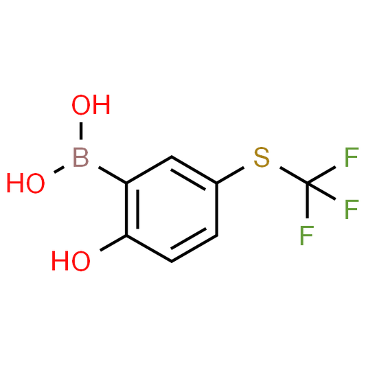 (2-Hydroxy-5-((trifluoromethyl)thio)phenyl)boronic acid