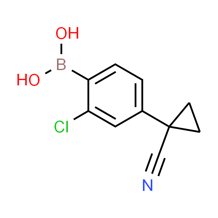 [2-Chloro-4-(1-cyanocyclopropyl)phenyl]boronic acid