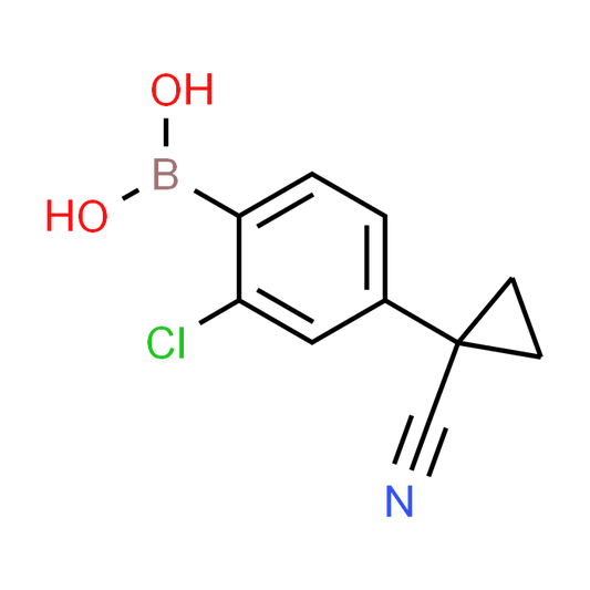 [2-Chloro-4-(1-cyanocyclopropyl)phenyl]boronic acid