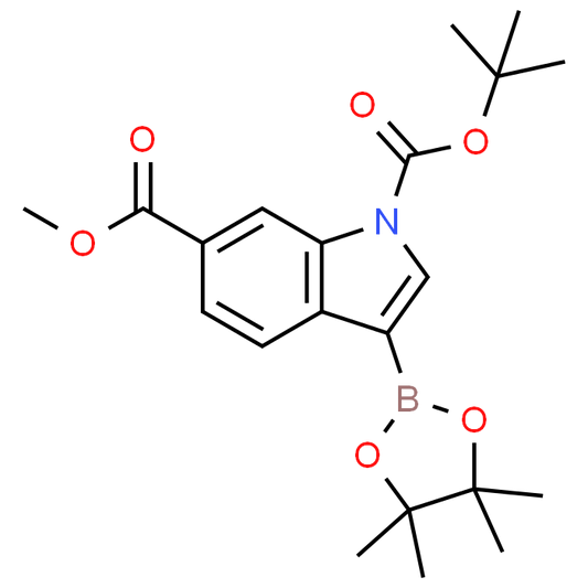 1-(tert-butyl) 6-Methyl 3-(4,4,5,5-tetramethyl-1,3,2-dioxaborolan-2-yl)-1H-indole-1,6-dicarboxylate