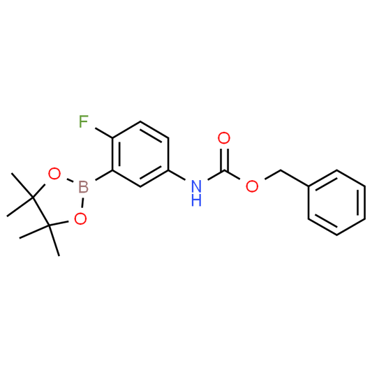 Benzyl (4-fluoro-3-(4,4,5,5-tetramethyl-1,3,2-dioxaborolan-2-yl)phenyl)carbamate