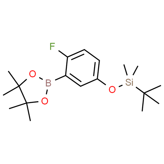 tert-Butyl(4-fluoro-3-(4,4,5,5-tetramethyl-1,3,2-dioxaborolan-2-yl)phenoxy)dimethylsilane