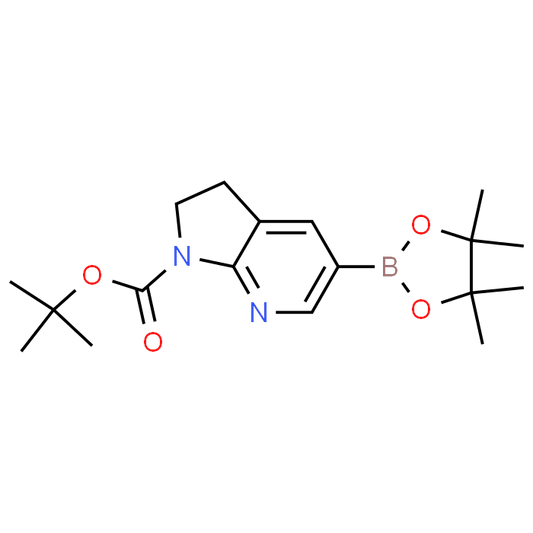 tert-Butyl 5-(4,4,5,5-tetramethyl-1,3,2-dioxaborolan-2-yl)-2,3-dihydro-1H-pyrrolo[2,3-b]pyridine-1-carboxylate