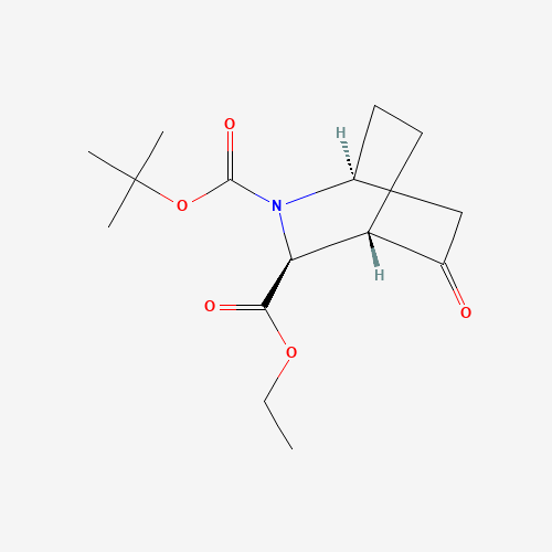 2-(tert-Butyl) 3-ethyl (1S,3S,4S)-5-oxo-2-azabicyclo[2.2.2]octane-2,3-dicarboxylate