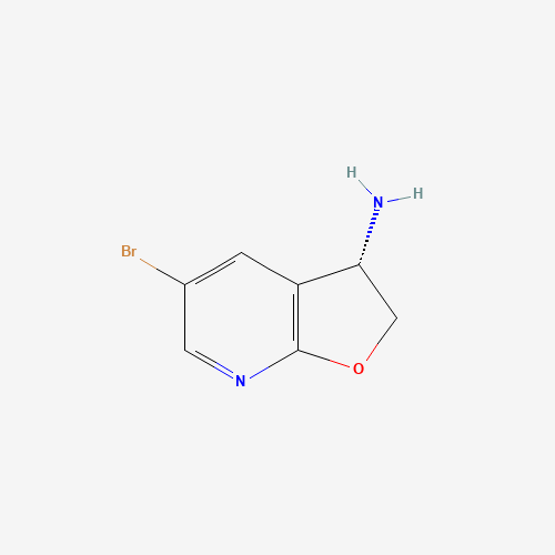 (S)-5-Bromo-2,3-dihydrofuro[2,3-b]pyridin-3-amine
