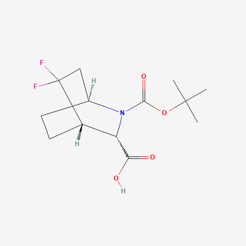 (1S,3S,4S)-2-(tert-Butoxycarbonyl)-5,5-difluoro-2-azabicyclo[2.2.2]octane-3-carboxylic acid