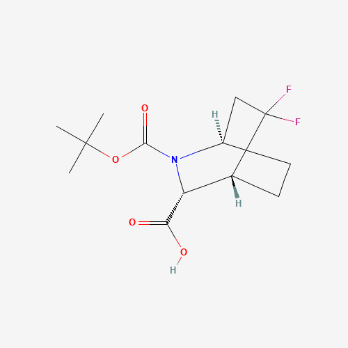(1R,3R,4R)-2-(tert-Butoxycarbonyl)-5,5-difluoro-2-azabicyclo[2.2.2]octane-3-carboxylic acid