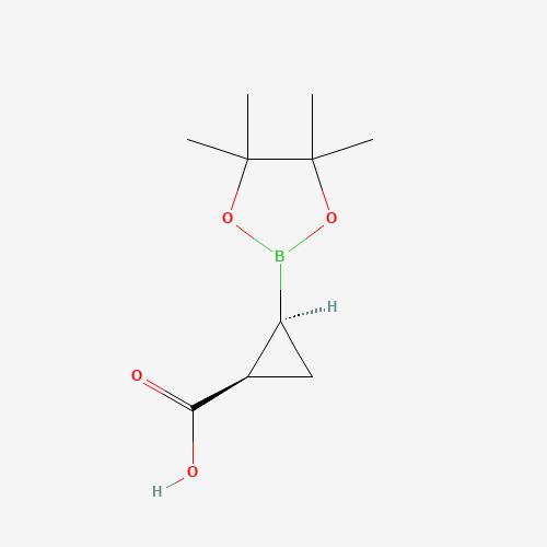 Rel-(1S,2R)-2-(4,4,5,5-tetramethyl-1,3,2-dioxaborolan-2-yl)cyclopropane-1-carboxylic acid