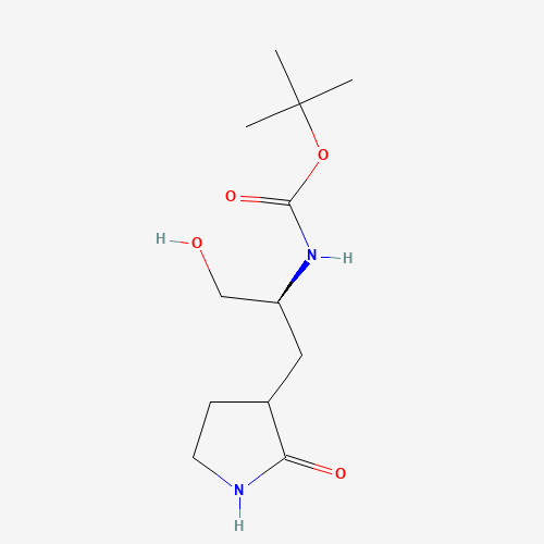 tert-Butyl ((2S)-1-hydroxy-3-(2-oxopyrrolidin-3-yl)propan-2-yl)carbamate