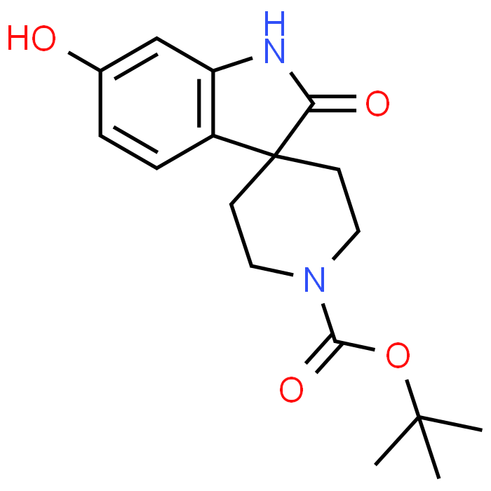 tert-Butyl 6-hydroxy-2-oxospiro[indoline-3,4'-piperidine]-1'-carboxylate