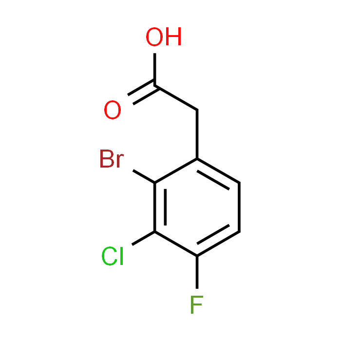 2-(2-Bromo-3-chloro-4-fluorophenyl)acetic acid