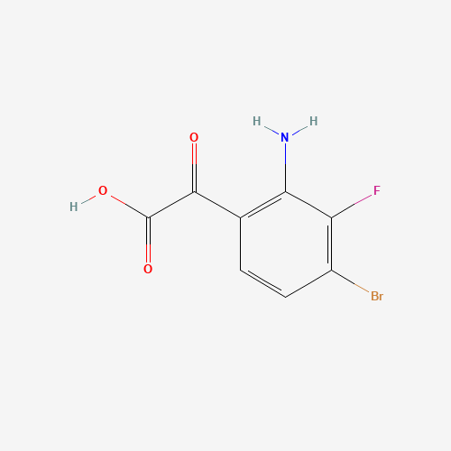 2-(2-Amino-4-bromo-3-fluorophenyl)-2-oxoacetic acid