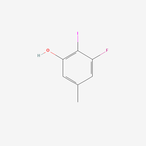 3-Fluoro-2-iodo-5-methylphenol