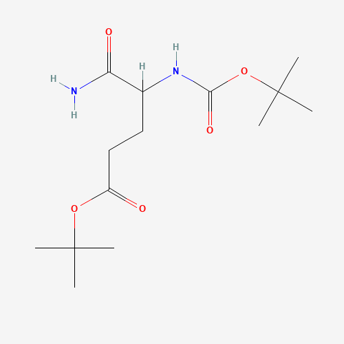 tert-Butyl 5-amino-4-((tert-butoxycarbonyl)amino)-5-oxopentanoate