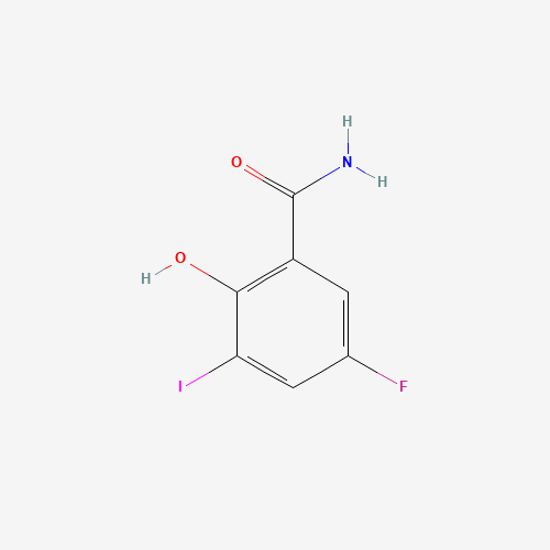 5-Fluoro-2-hydroxy-3-iodobenzamide