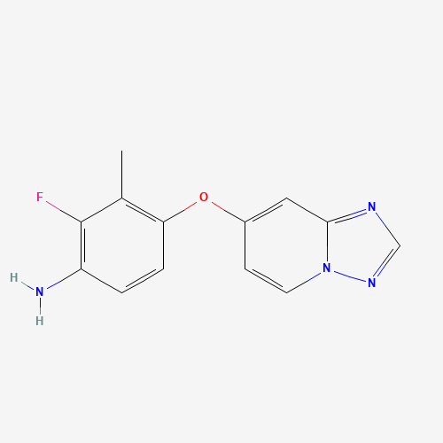 4-([1,2,4]Triazolo[1,5-a]pyridin-7-yloxy)-2-fluoro-3-methylaniline