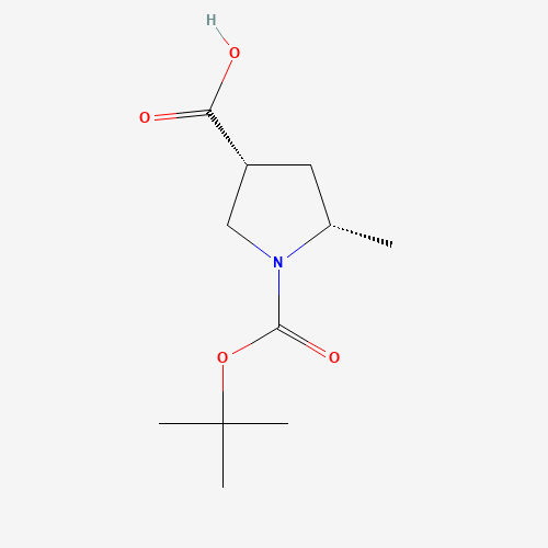 (3R,5S)-1-(tert-Butoxycarbonyl)-5-methylpyrrolidine-3-carboxylic acid