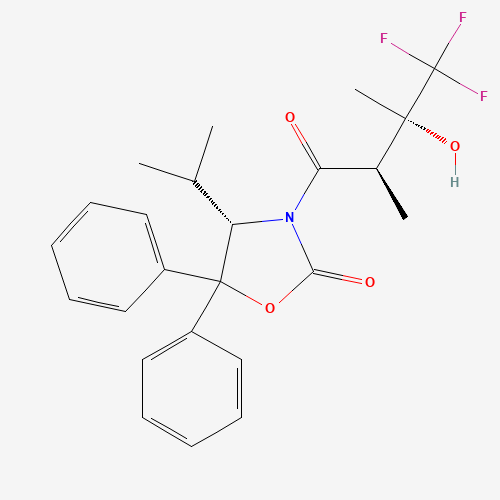 (S)-4-Isopropyl-5,5-diphenyl-3-((2R,3S)-4,4,4-trifluoro-3-hydroxy-2,3-dimethylbutanoyl)oxazolidin-2-one
