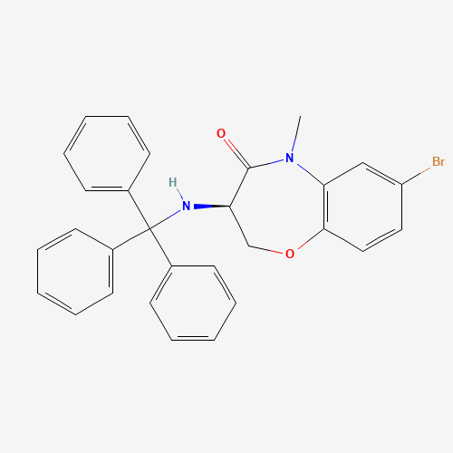 (R)-7-Bromo-5-methyl-3-(tritylamino)-2,3-dihydrobenzo[b][1,4]oxazepin-4(5H)-one