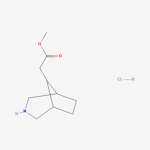 Methyl 2-(3-azabicyclo[3.2.1]octan-8-yl)acetate hydrochloride