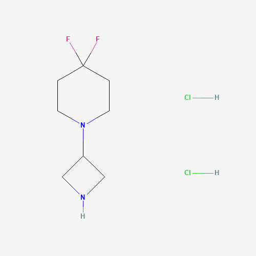 1-(Azetidin-3-yl)-4,4-difluoropiperidine dihydrochloride