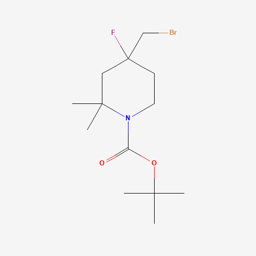 tert-Butyl 4-(bromomethyl)-4-fluoro-2,2-dimethylpiperidine-1-carboxylate