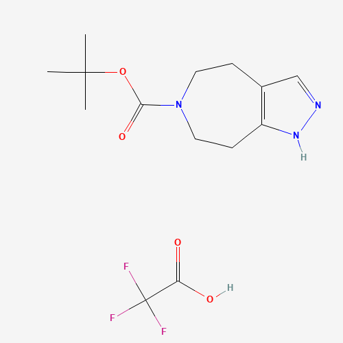 tert-Butyl 4,5,7,8-tetrahydropyrazolo[3,4-d]azepine-6(2H)-carboxylate 2,2,2-trifluoroacetate