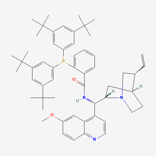 2-(Bis(3,5-di-tert-butylphenyl)phosphino)-N-((S)-(6-methoxyquinolin-4-yl)((1S,2S,4S,5R)-5-vinylquinuclidin-2-yl)methyl)benzamide