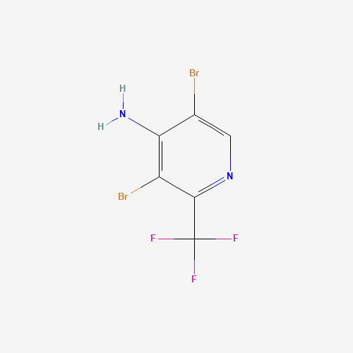 3,5-Dibromo-2-(trifluoromethyl)pyridin-4-amine
